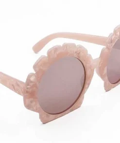 Nicoletta Carlone ACCESSORIES "Kailee" 1940's Style Pink Seashell Sunglasses