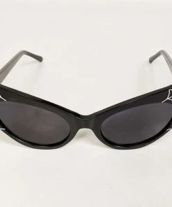 Nicoletta Carlone "Amelia" Mid-century Style Spiderweb Sunglasses