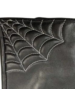 Nicoletta Carlone "Lulu" Embroidered Spiderweb Fashion Gloves