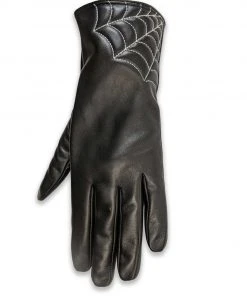 Nicoletta Carlone "Lulu" Embroidered Spiderweb Fashion Gloves 5 Nicoletta Carlone