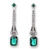 Nicoletta Carlone JEWELRY "Zelda" Art Deco Rhinestone Earrings
