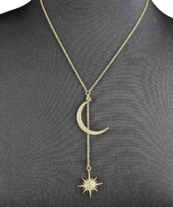 Nicoletta Carlone "Zita" Gold-tone Celestial Necklace Shop
