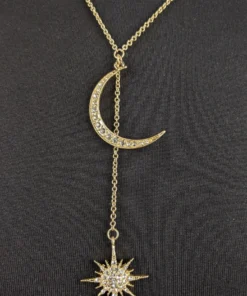 Nicoletta Carlone "Zita" Gold-tone Celestial Necklace Shop