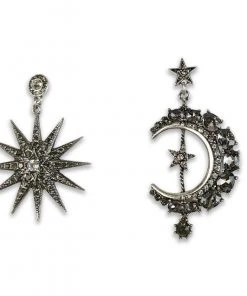 Nicoletta Carlone Shop "Gillian" Moon And Starburst Earrings