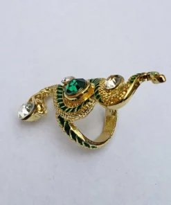 Nicoletta Carlone "Imogen" Art Nouveau Style Serpent Ring