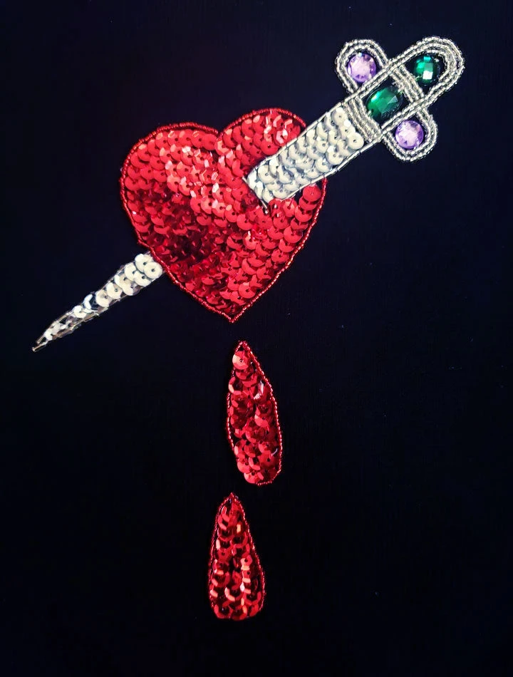 Nicoletta Carlone READY TO WEAR "Jezebel" Heart And Dagger Sweater (pre-order) Nicoletta Carlone READY TO WEAR "Jezebel" Heart And Dagger Sweater (pre-order)